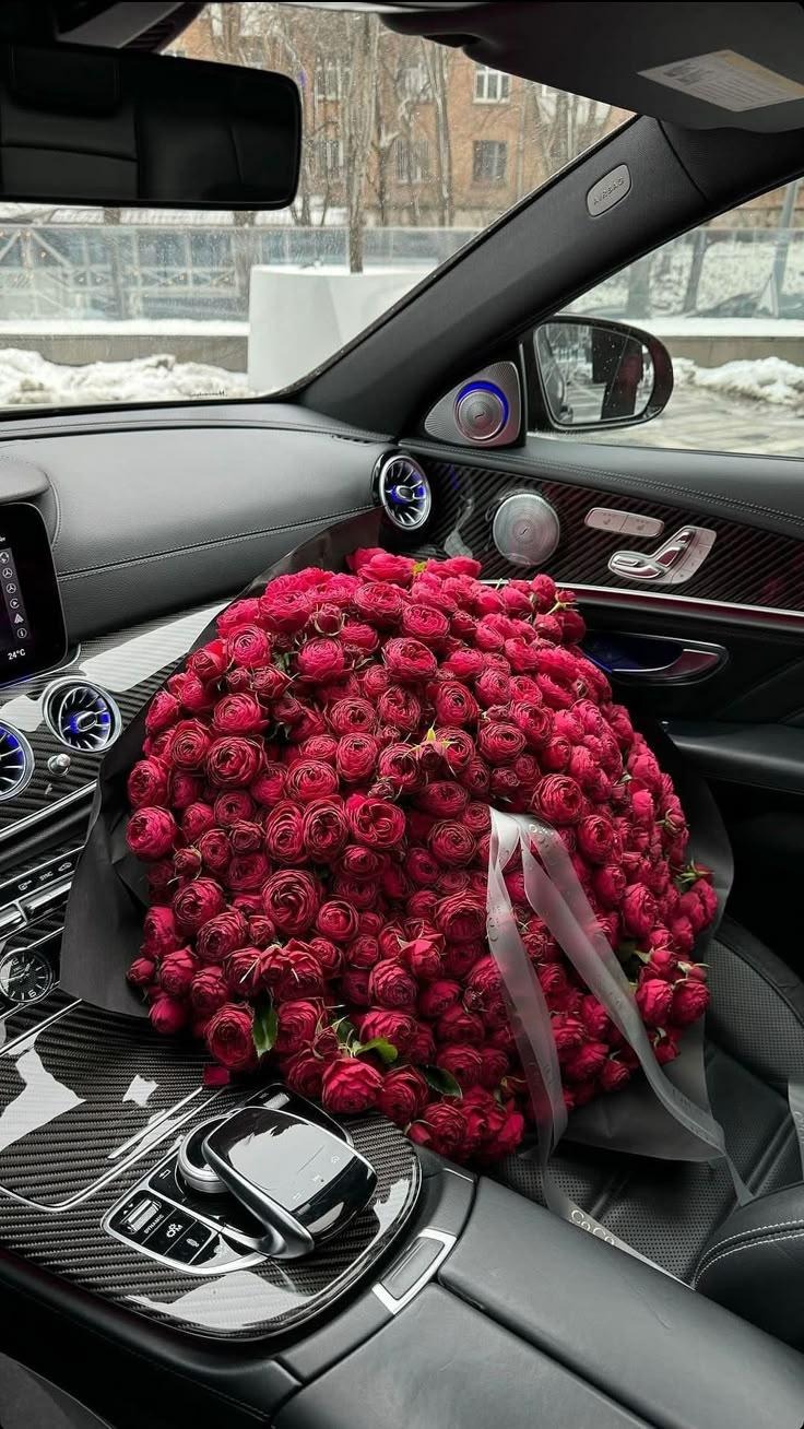 Professional floral arrangement in modern corporate setting